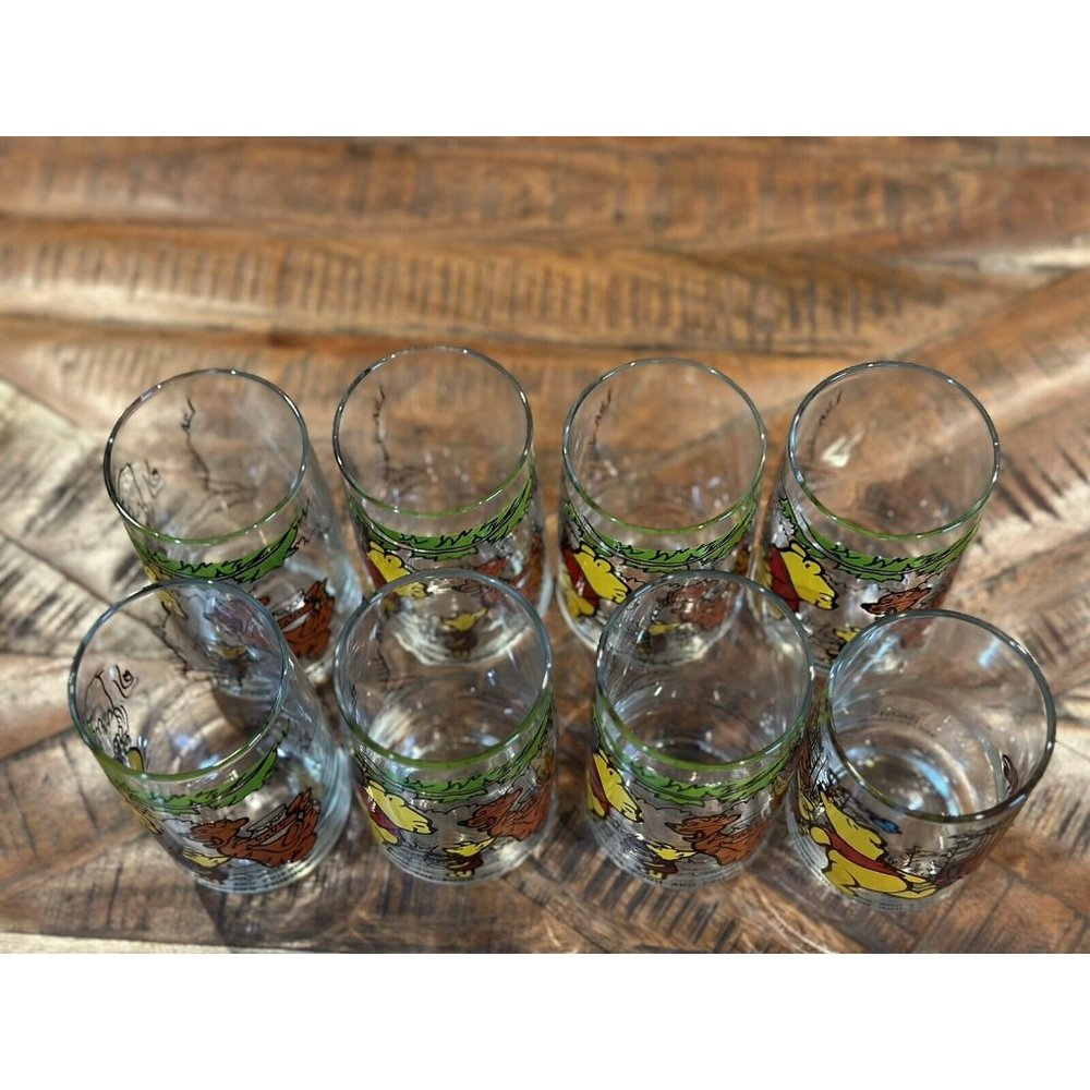 Vintage Winnie the Pooh and Friends Drinking 70’s Glass Sears Walt Disney 8 - Picture 4 of 5